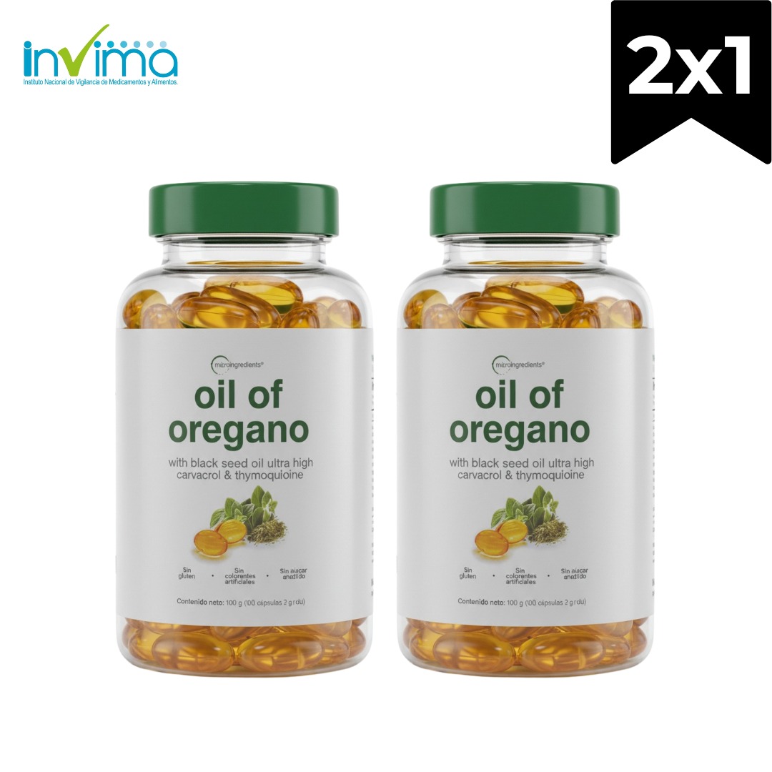 X2 ACEITE DE OREGANO – Softgel Premium